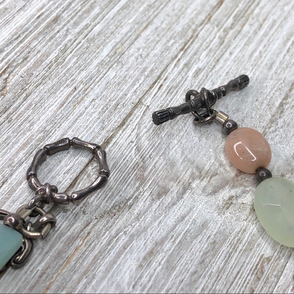 Barse Genuine Stone Beaded Sterling Bracelet - Picture 8 of 9